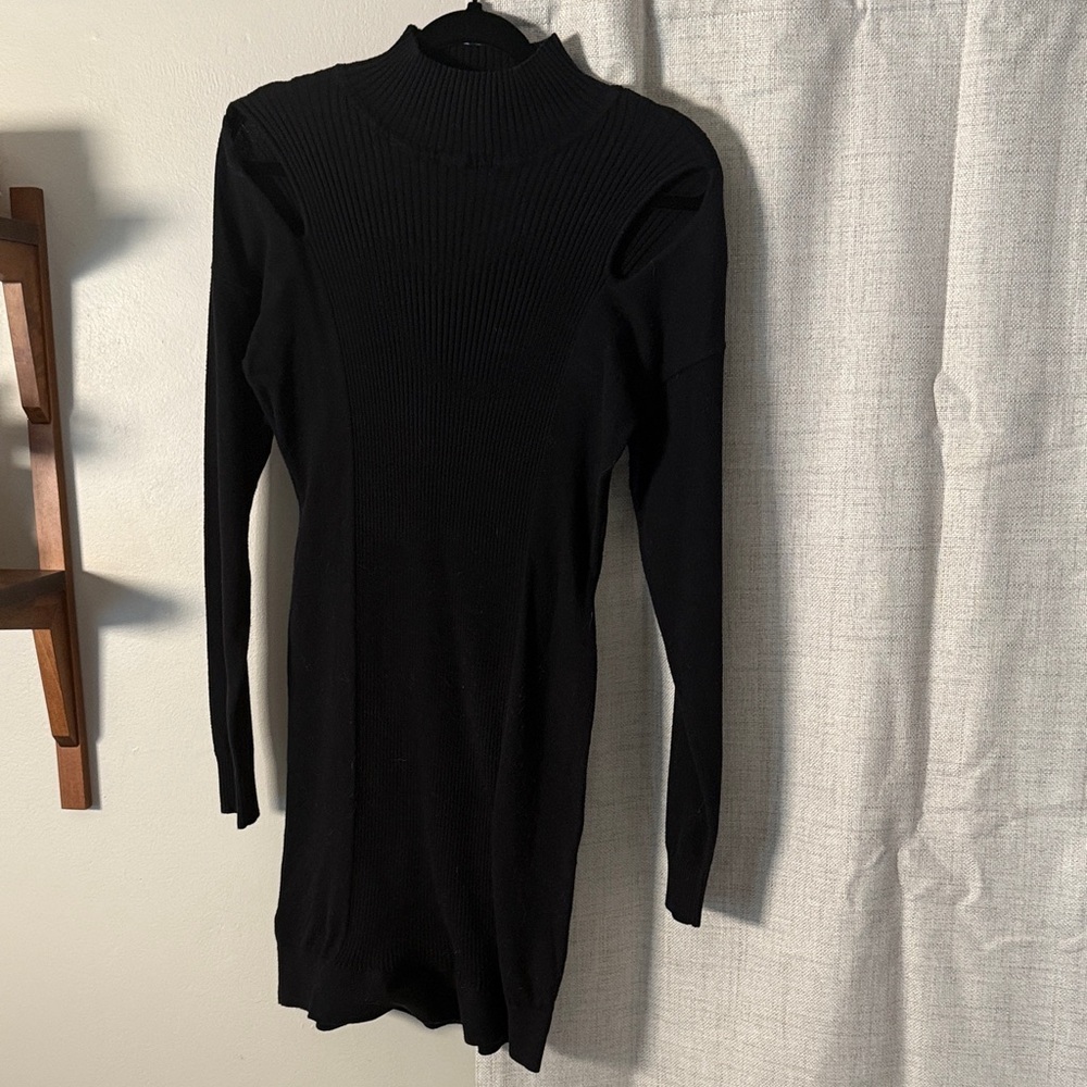 BCBGeneration Cold Shoulder Sweater Dress